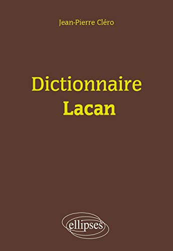9782729830953: Dictionnaire Lacan