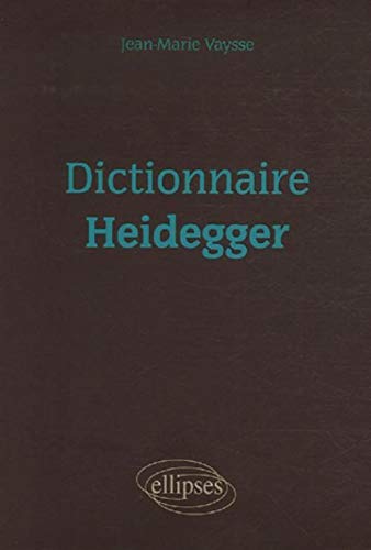 9782729830991: Dictionnaire Heidegger