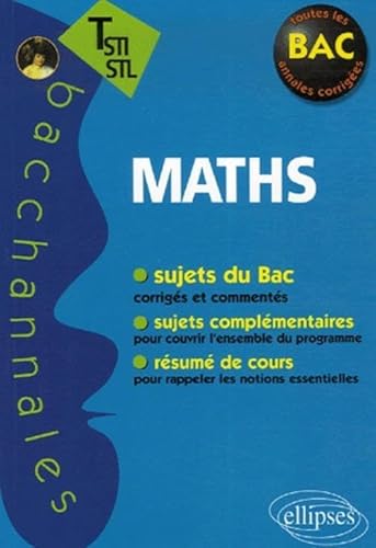 Imagen de archivo de Mathmatiques Te STI STL a la venta por Librairie Th  la page