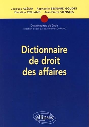 Imagen de archivo de Dictionnaire De Droit Des Affaires a la venta por Ammareal