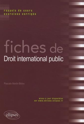 9782729839147: Fiches de droit international public