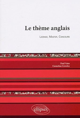 Imagen de archivo de Le Thme Anglais : Licence, Master, Concours a la venta por medimops