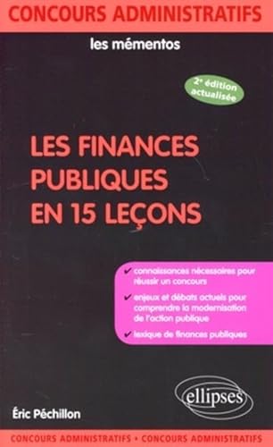 Stock image for Finances Publiques en 15 Lecons Deuxime Edition for sale by Ammareal