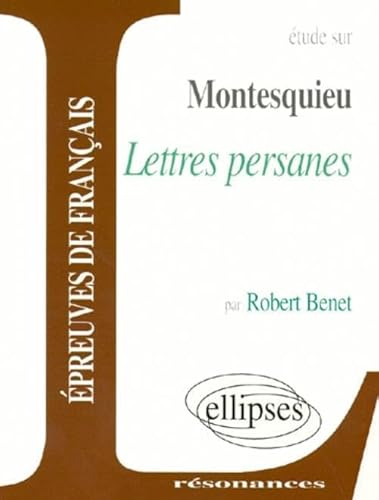 9782729849085: Montesquieu, Lettres persanes