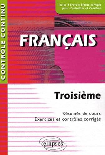 Imagen de archivo de Franais 3e Contrle continu a la venta por Ammareal