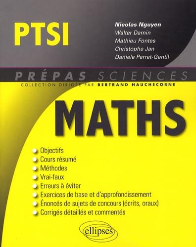 Beispielbild fr Maths PTSI zum Verkauf von Ammareal