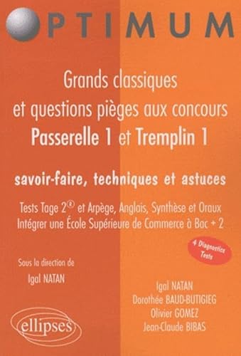 Beispielbild fr Passerelle 1 & Tremplin 1 : Grands classiques et questions piges zum Verkauf von Ammareal