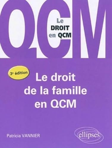 Beispielbild fr Le droit de la famille en QCM - le droit en QCM zum Verkauf von Ammareal