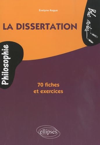 Beispielbild fr Russir la Dissertation de Philosophie 70 Fiches de Conseils et d'Entranement zum Verkauf von Ammareal