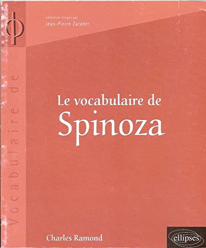 Stock image for Le vocabulaire de Spinoza for sale by medimops