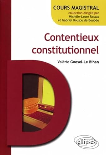 9782729860929: Contentieux constitutionnel