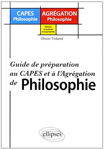 Beispielbild fr Guide de prparation au CAPES et  l'Agrgation de Philosophie zum Verkauf von medimops