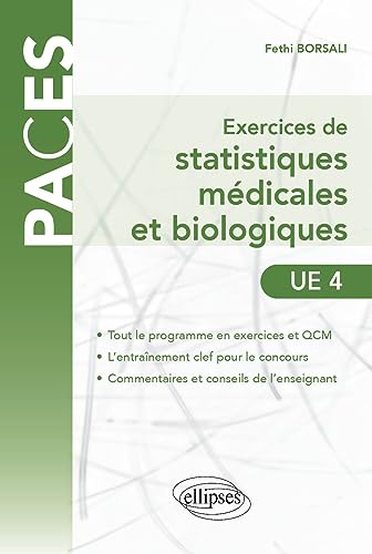 9782729866501: UE4 - Exercices de statistiques mdicales et biologiques