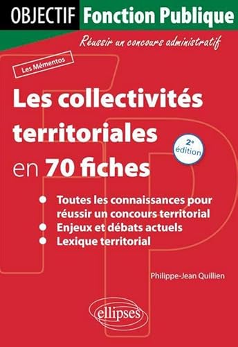 Imagen de archivo de Les Collectivits Territoriales en 70 Fiches a la venta por Ammareal