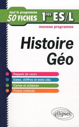 9782729871758: Histoire Gographie Premires ES & L Fiches de Rvision