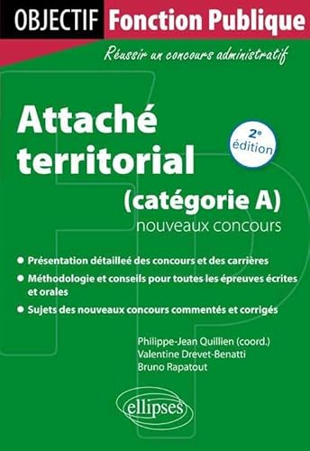 9782729873844: Attach territorial (catgorie A): Nouveaux concours (Objectif Fonction Publique)