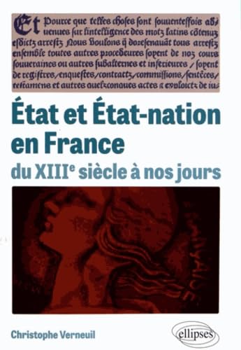 Stock image for Etat & Etat-Nation en France du XIIIme Sicle  Nos Jours for sale by medimops