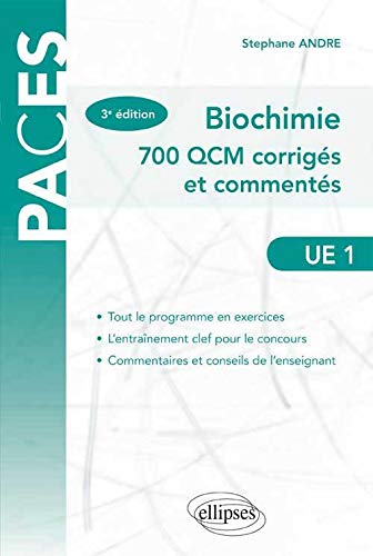 Beispielbild fr Biochimie 700 QCM Corrigs et Comments UE1 zum Verkauf von medimops