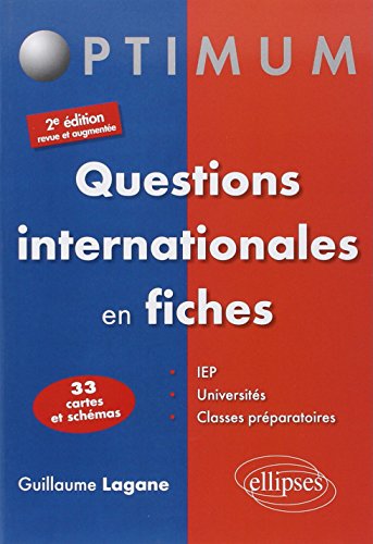 Beispielbild fr Questions internationales en fiches - 2e  dition revue et augment e (Optimum) zum Verkauf von WorldofBooks