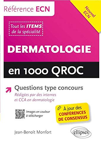 Beispielbild fr Dermatologie en 1000 QROC zum Verkauf von Ammareal
