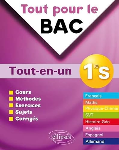 9782729887551: Tout pour le BAC Tout-en-Un 1re S