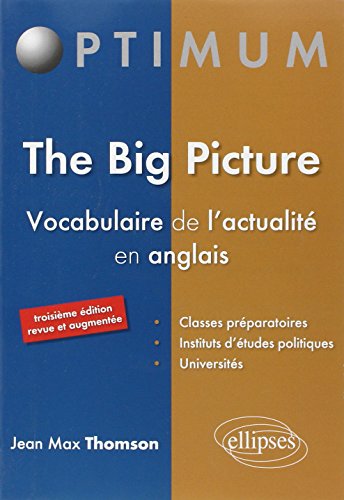 Imagen de archivo de The Big Picture Vocabulaire de l'Actualit en Anglais a la venta por Ammareal