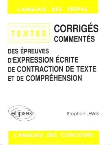 Textes (expression Ã©crite, contraction, comprÃ©hension) (9782729889029) by Lewis, Stephen