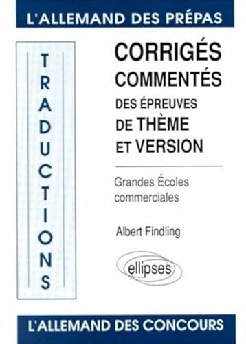 9782729892463: Traductions (thme/version) coles commerciales: Grandes Ecoles Commerciales (Prpas Langues)