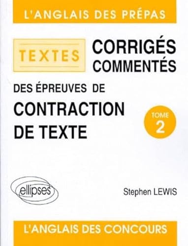 Contraction de textes 84/94, tome 2 (9782729895266) by Lewis, Stephen