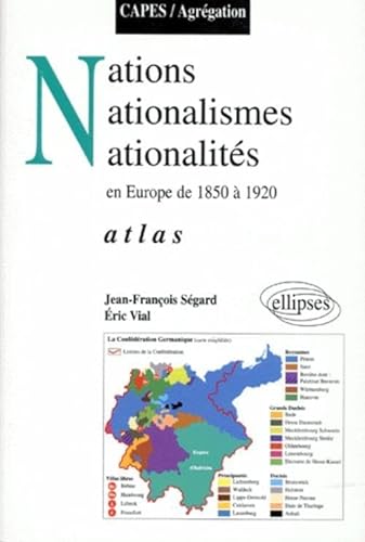 9782729896584: Nations, nationalisme et nationalits en Europe de 1850  1920 - Atlas (CAPES/AGREGATION)