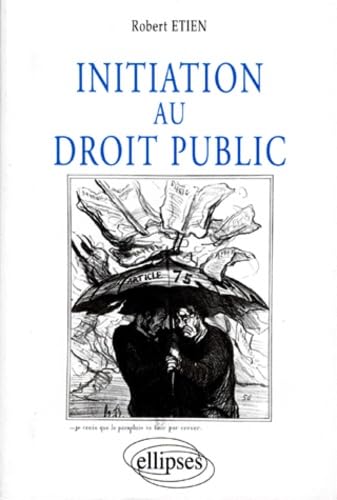 9782729898984: Initiation au droit public