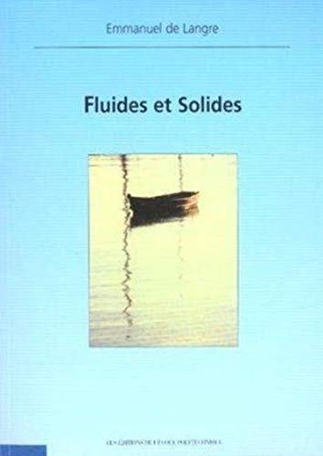 Beispielbild fr Fluides Et Solides zum Verkauf von RECYCLIVRE