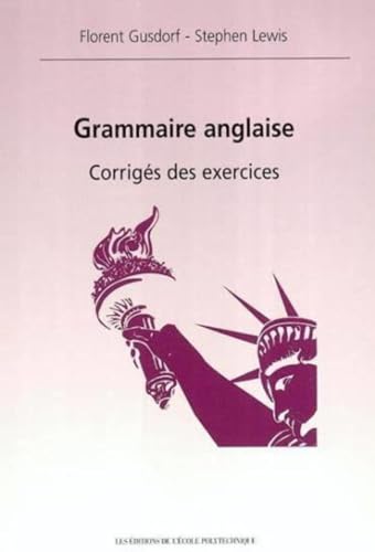 Beispielbild fr Grammaire anglaise- corrigs des exercices zum Verkauf von medimops