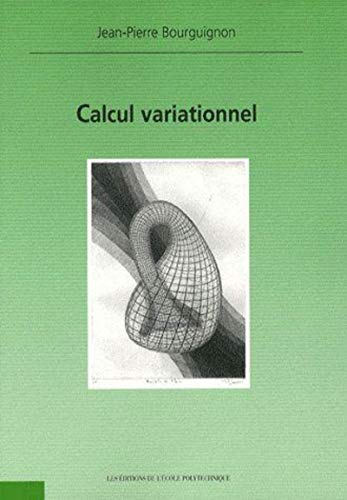 Imagen de archivo de Calcul Variationnel a la venta por RECYCLIVRE