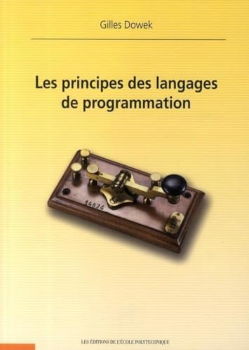 Beispielbild fr Principes des langages de programmation zum Verkauf von medimops