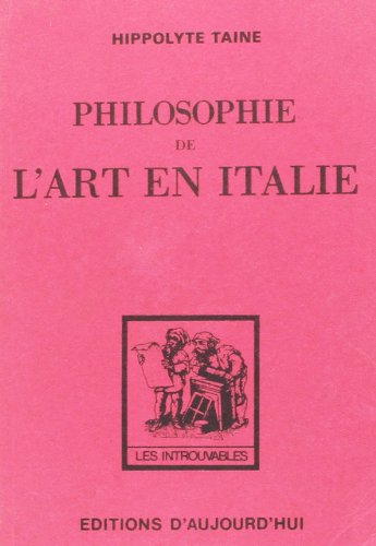 Beispielbild fr Philosophie de l'art en Italie zum Verkauf von Gallix