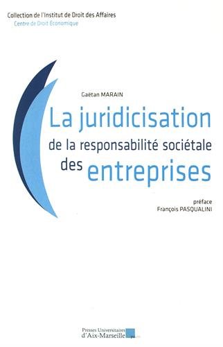 Stock image for La juridicisation de la responsabilit socitale des entreprises for sale by Ammareal