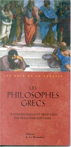 Beispielbild fr Les philosophes grecs zum Verkauf von Ammareal