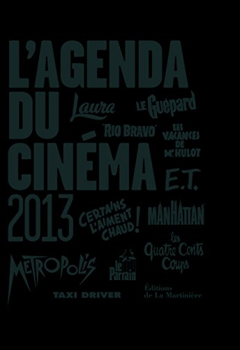 Beispielbild fr Agenda 2013 du Cinema [Carnet, journal] zum Verkauf von BIBLIO-NET