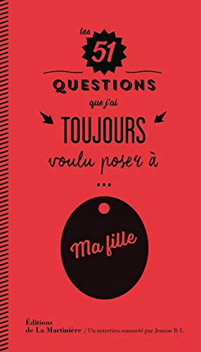 Beispielbild fr Les 51 questions que j'ai toujours voulu poser  ma fille zum Verkauf von Ammareal