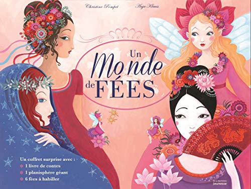 9782732470993: Un monde de fes: Coffret contenant : 1 livre de contes, 1 planisphre gant, 6 fes  habiller (Albums)