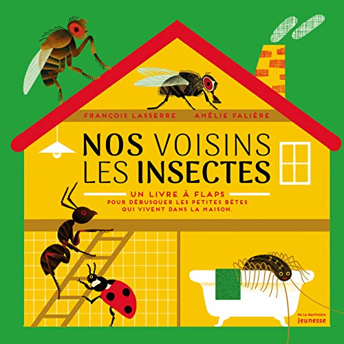 Beispielbild fr Nos voisins les insectes - Un livre  flaps, pour dbusquer les petites btes qui vivent dans la mai zum Verkauf von medimops