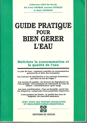 Guide pratique pour bien gérer l'eau