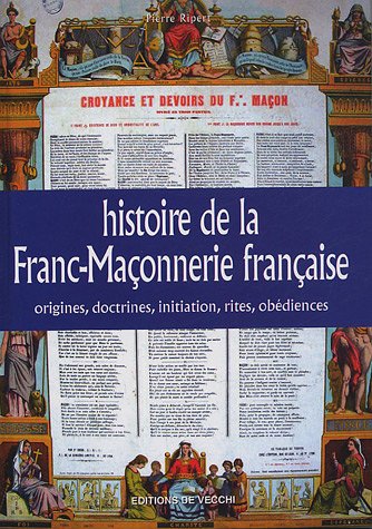 Stock image for Histoire de la franc-maonnerie franaise for sale by Ammareal