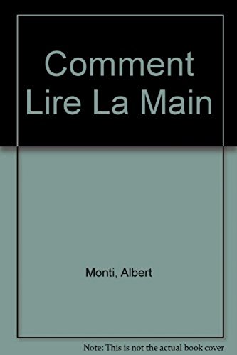 Beispielbild fr Comment Lire La Main zum Verkauf von pompon