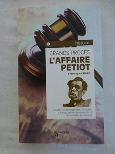 Beispielbild fr L'Affaire Petiot zum Verkauf von Ammareal