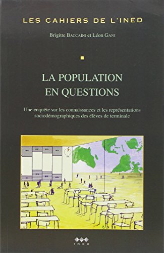 Imagen de archivo de La population en question a la venta por Ammareal