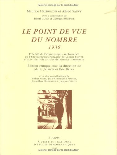 Le point de vue du nombre, 1936 (9782733210321) by [???]