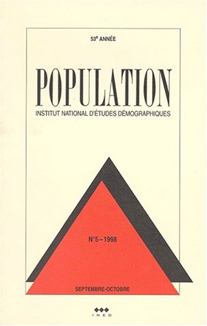 Beispielbild fr Population, numro 5, septembre et octobre 1998 zum Verkauf von medimops