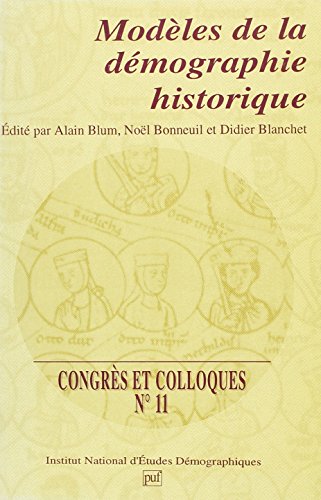 Beispielbild fr Modles de la dmographie historique zum Verkauf von Ammareal